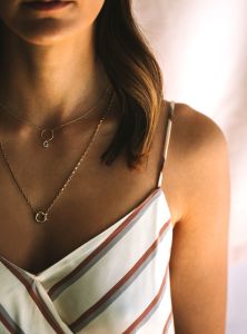INITIAL NECKLACE/ HARF KOLYE