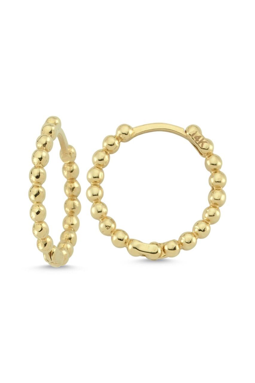 BALL HOOPS Beyaz Altın - Çift