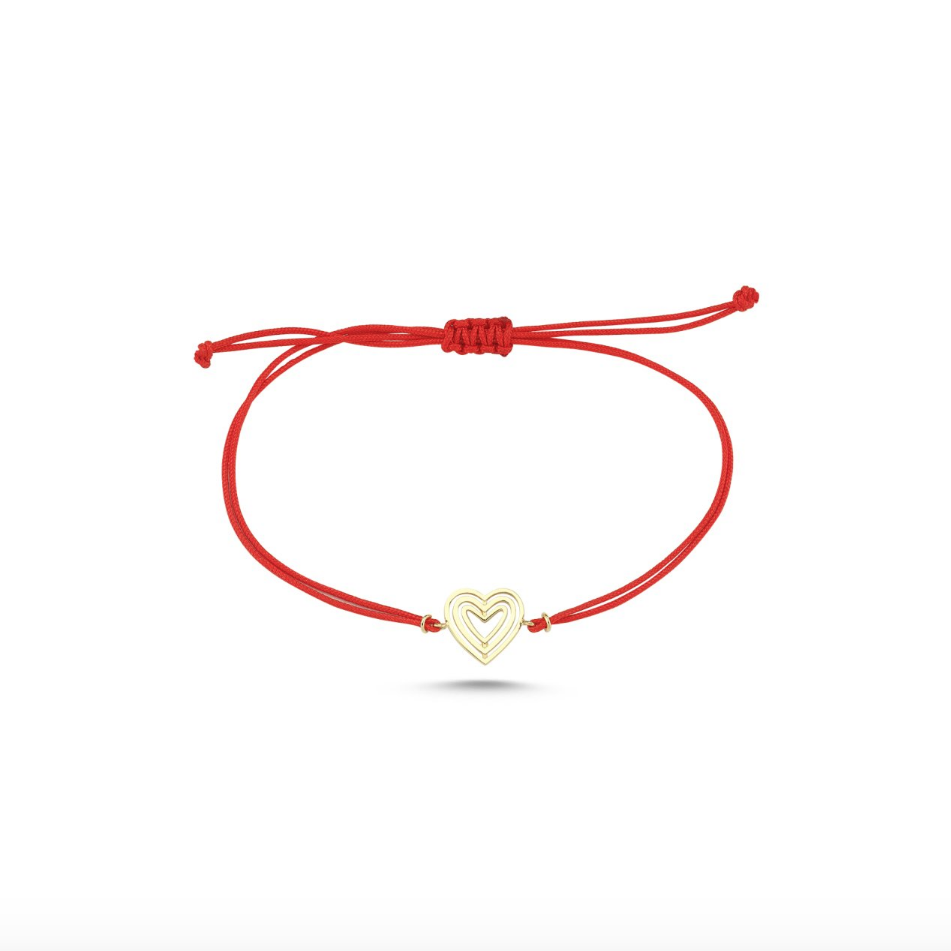 HEART BRACELET Sarı Altın