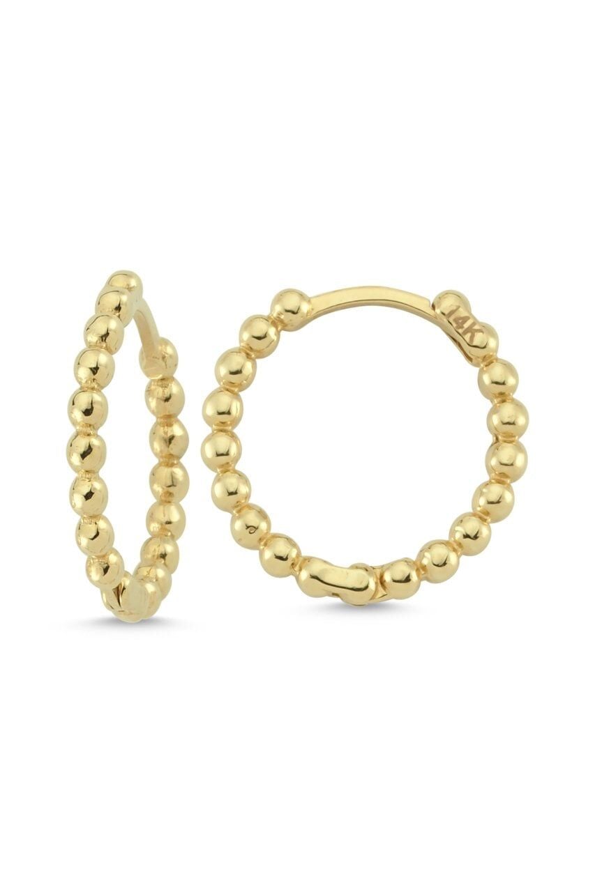 BALL HOOPS Pembe Altın - Çift