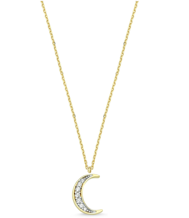 MINI MOON Beyaz Altın