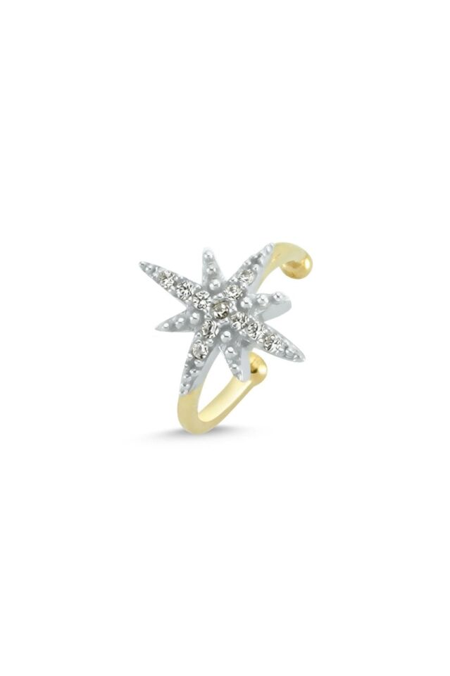 STARDUST EAR CUFF Pembe Altın