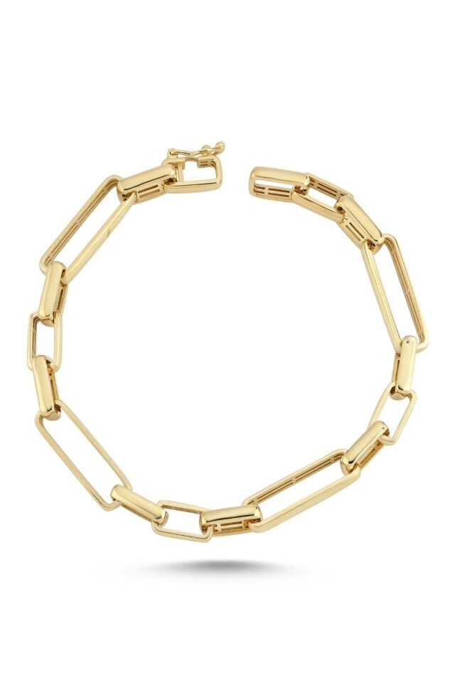 CUBE BRACELET Pembe Altın
