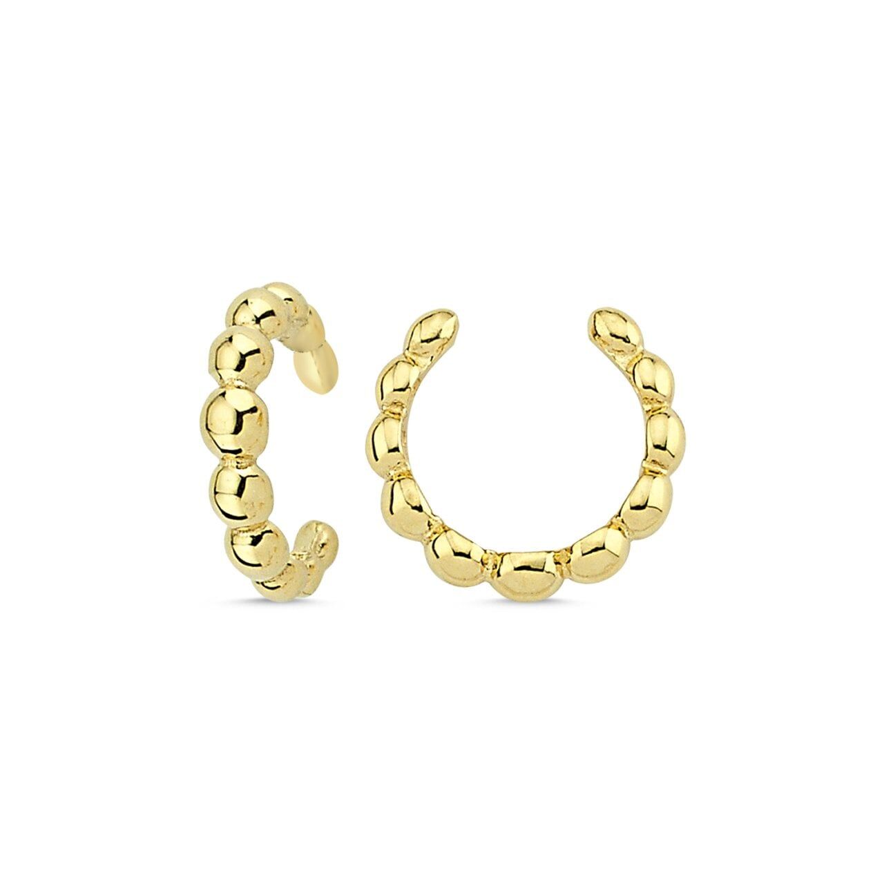 EVA EAR CUFF Beyaz Altın