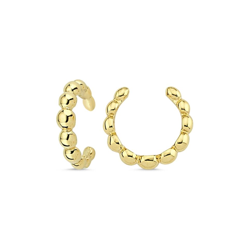 EVA EAR CUFF Pembe Altın