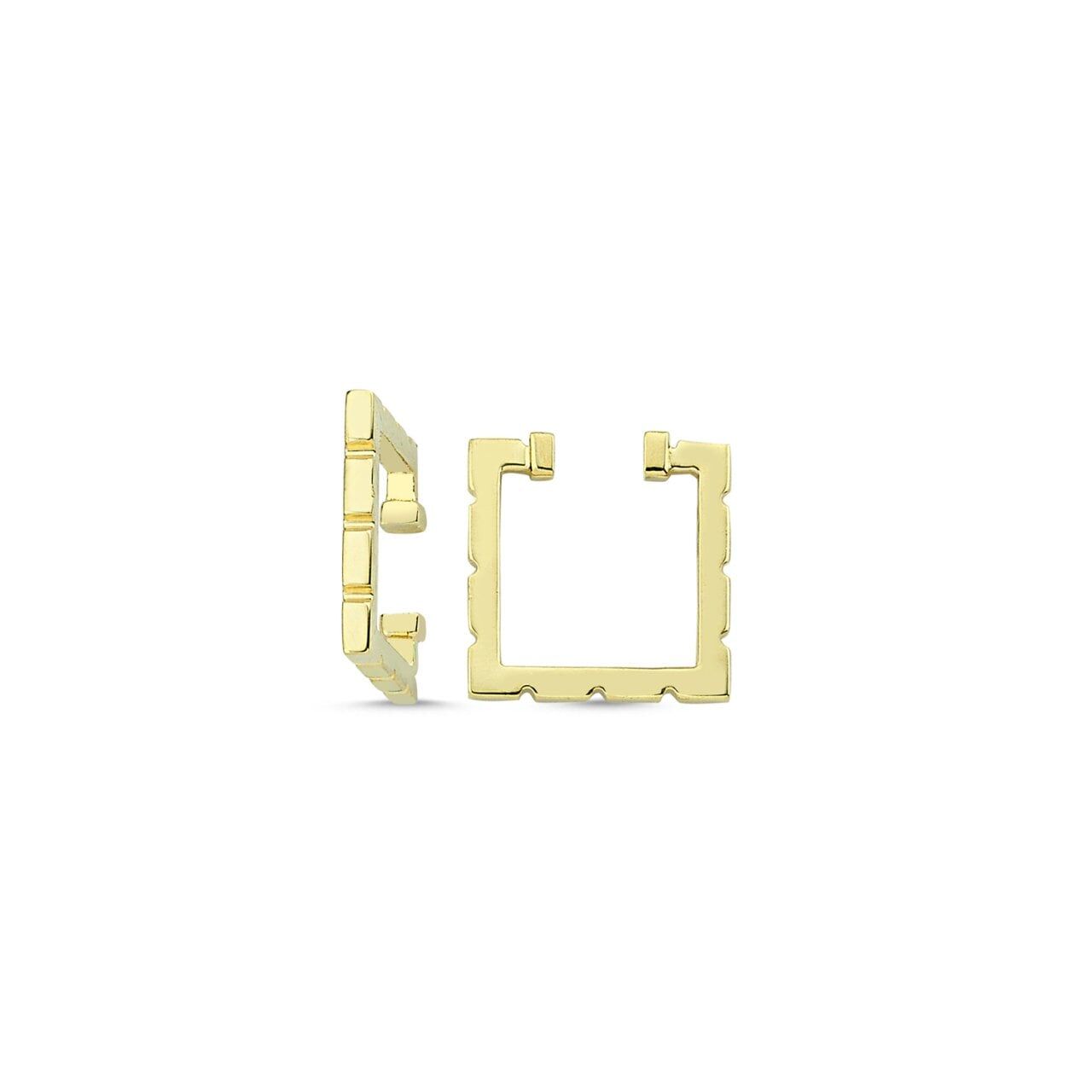 RITA EAR CUFF Beyaz Altın