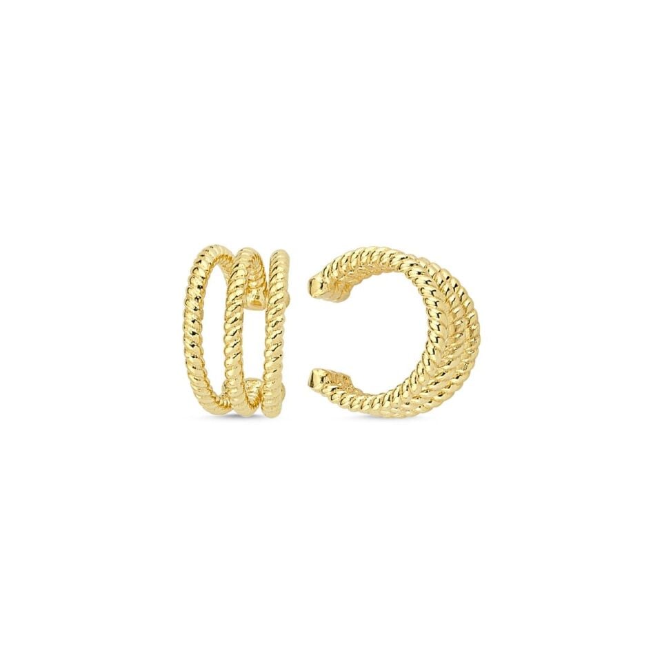 MARILYN EAR CUFF Beyaz Altın