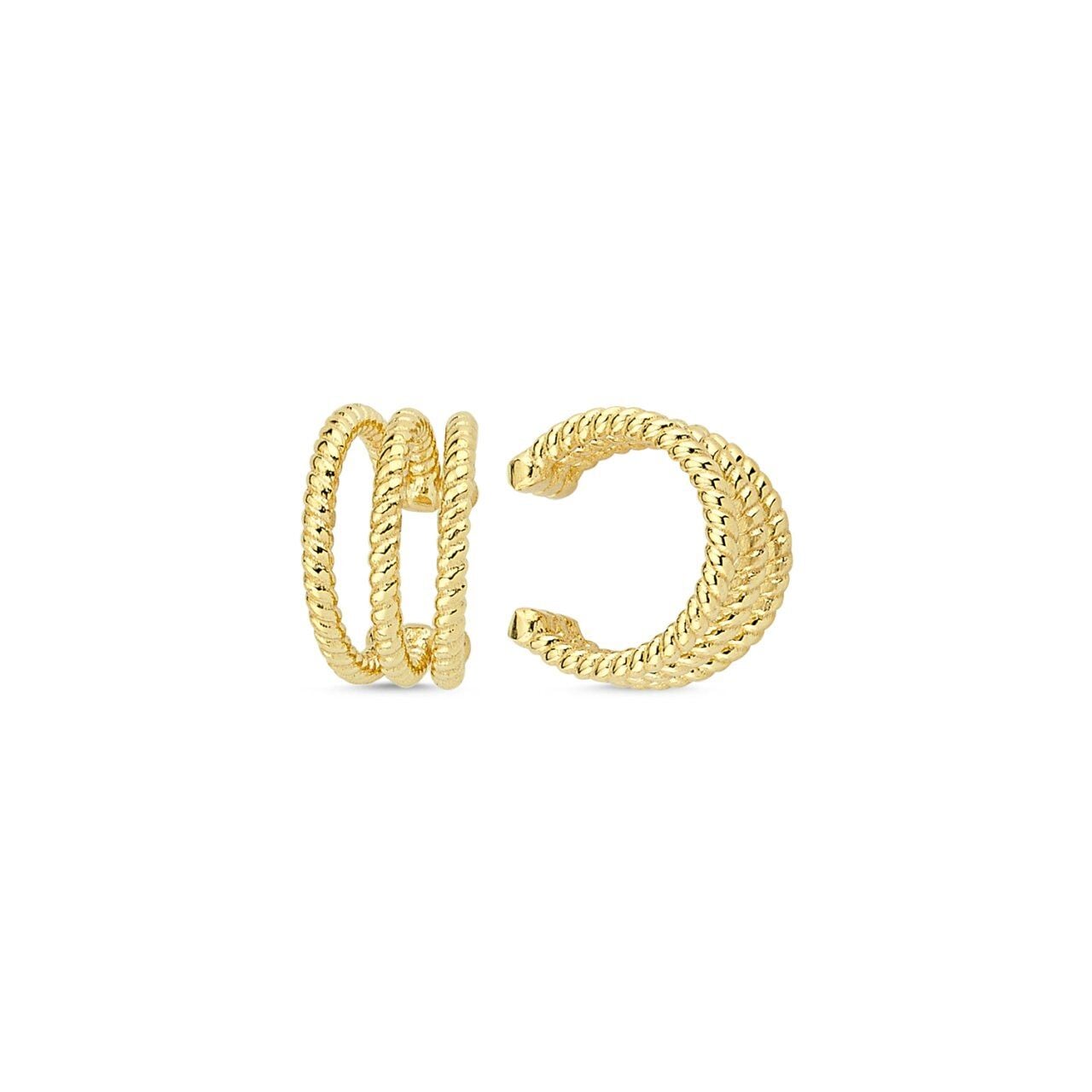 MARILYN EAR CUFF Sarı Altın