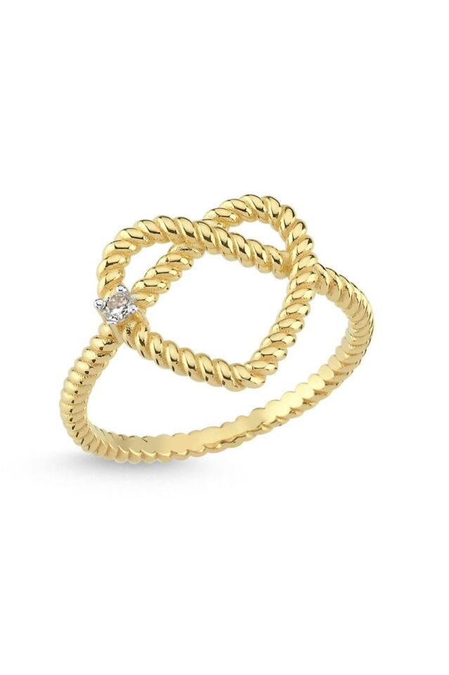 HEART RING Sarı Altın - 18
