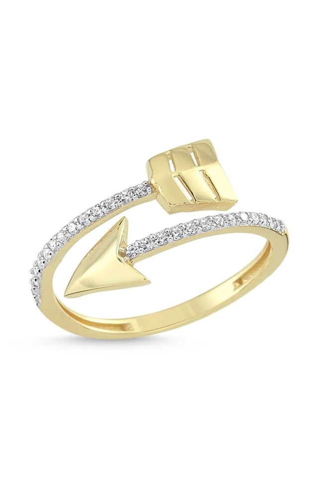 ARROW RING Beyaz Altın - 15