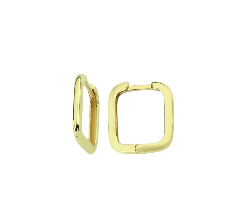 THIN SQUARE Pembe Altın - Çift